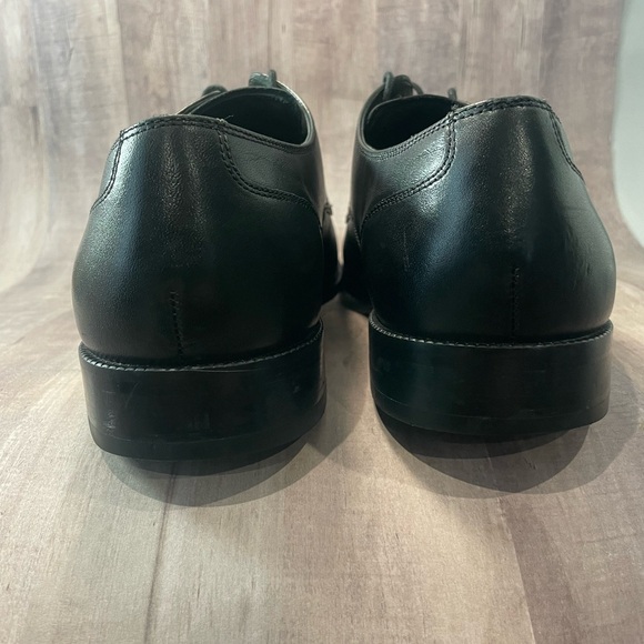 Cole Haan Black Leather Benton Cap Toe Oxford II Dress Shoes C24121 sz: US 11 M - Picture 6 of 13
